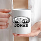 Skifahrer Tasse mit Namen Little Mathilda Little Mathilda Keramik Tasse, Emaille Tasse