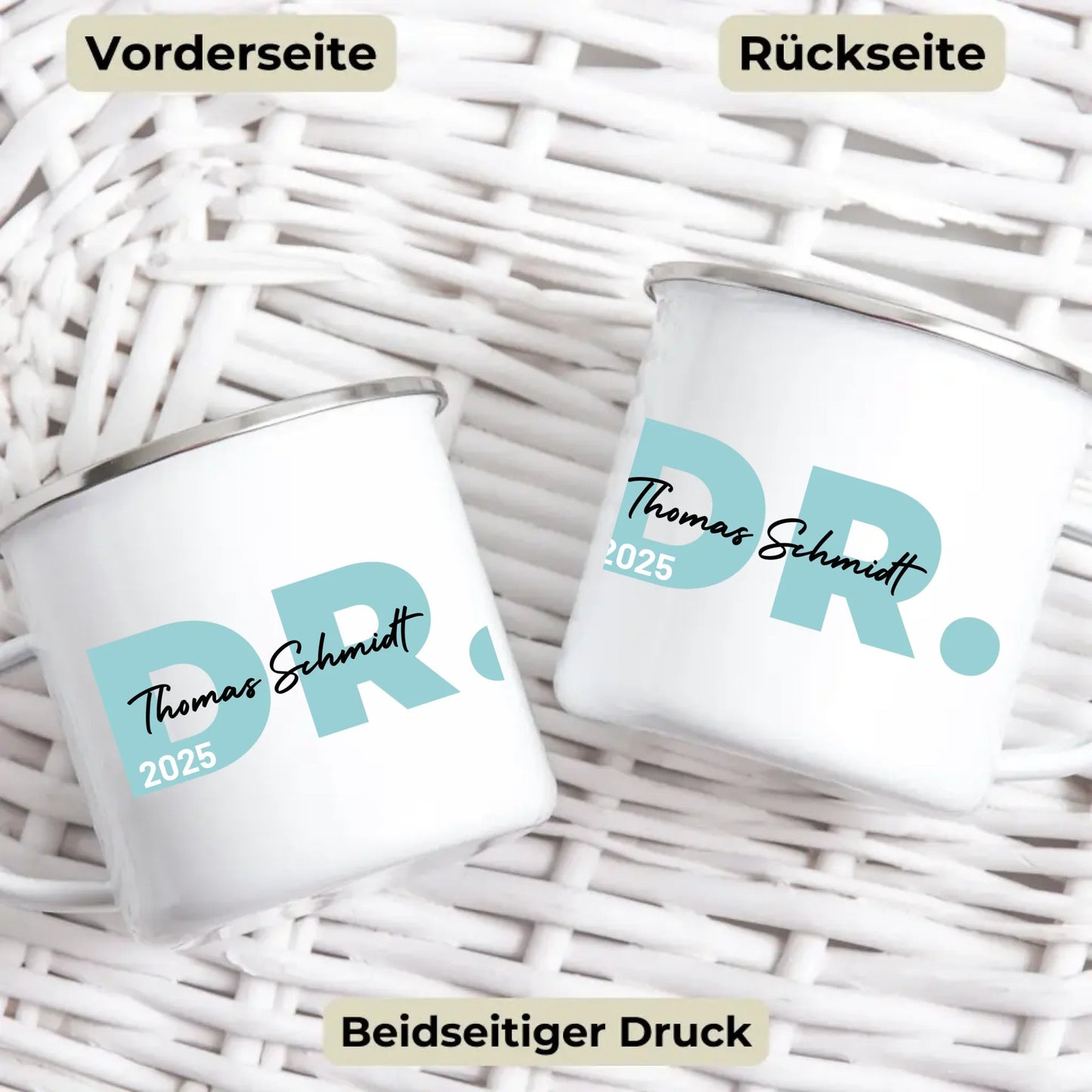Geschenk zum Doktortitel: Personalisierte Tasse Doktor 2025 Little Mathilda Little Mathilda Keramik Tasse