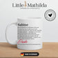 Geschenktasse für Hebammen mit Personalisierung Little Mathilda Little Mathilda Keramik Tasse