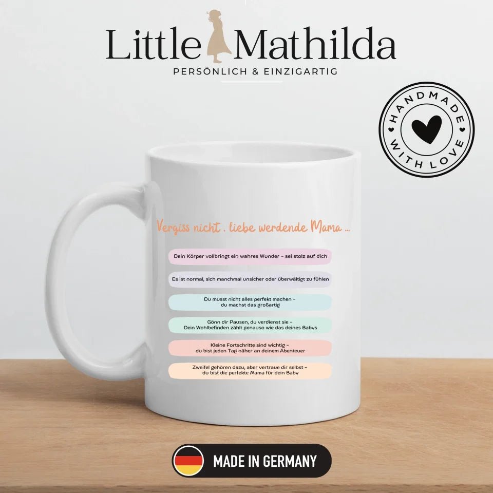 Geschenktasse für werdende Mama´s Little Mathilda Little Mathilda Keramik Tasse