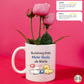 Kaffeetasse Tasse mit Spruch: Beziehungen 2026 Mehr Reels als Worte Little Mathilda Little Mathilda Keramik Tasse