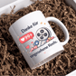 Kaffeetasse Tasse mit Spruch: Danke für 99+ ungesehene Reels Little Mathilda Little Mathilda Keramik Tasse