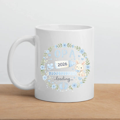 Keramik Tasse Schwangerschaft verkünden: Opa Loading... Little Mathilda Little Mathilda Keramik Tasse