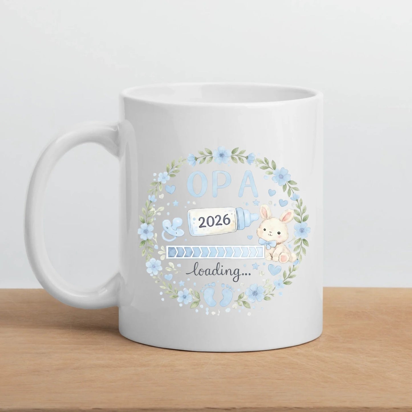 Keramik Tasse Schwangerschaft verkünden: Opa Loading... Little Mathilda Little Mathilda Keramik Tasse