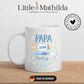 Keramik Tasse Schwangerschaft verkünden: Papa Loading... Little Mathilda Little Mathilda Keramik Tasse