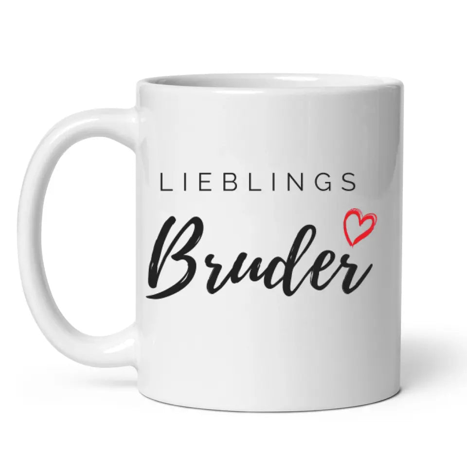 Lieblings Bruder Tasse – Geschenkidee für den besten Bruder Little Mathilda Little Mathilda Keramik Tasse