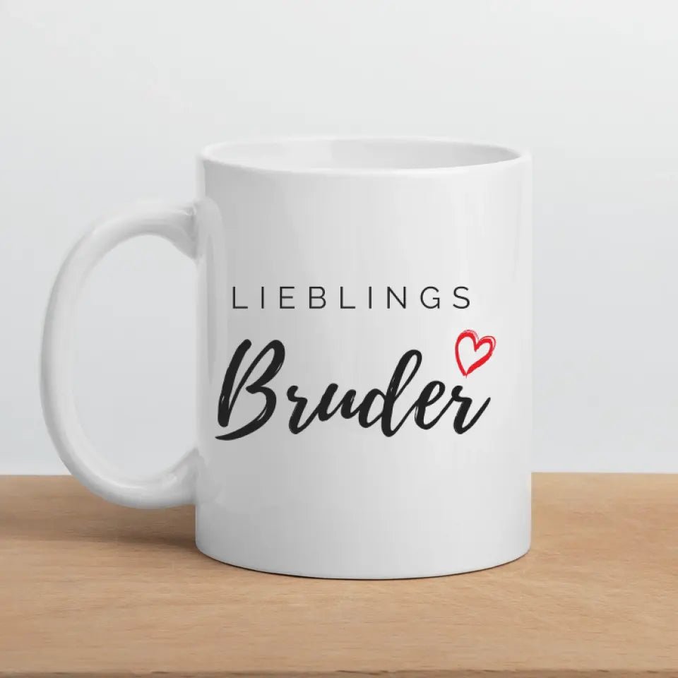 Lieblings Bruder Tasse – Geschenkidee für den besten Bruder Little Mathilda Little Mathilda Keramik Tasse