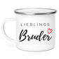 Lieblings Bruder Tasse – Geschenkidee für den besten Bruder Little Mathilda Little Mathilda Keramik Tasse