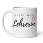 Lieblings Lehrerin / Lieblings Lehrer Tasse Little Mathilda Little Mathilda Keramik Tasse