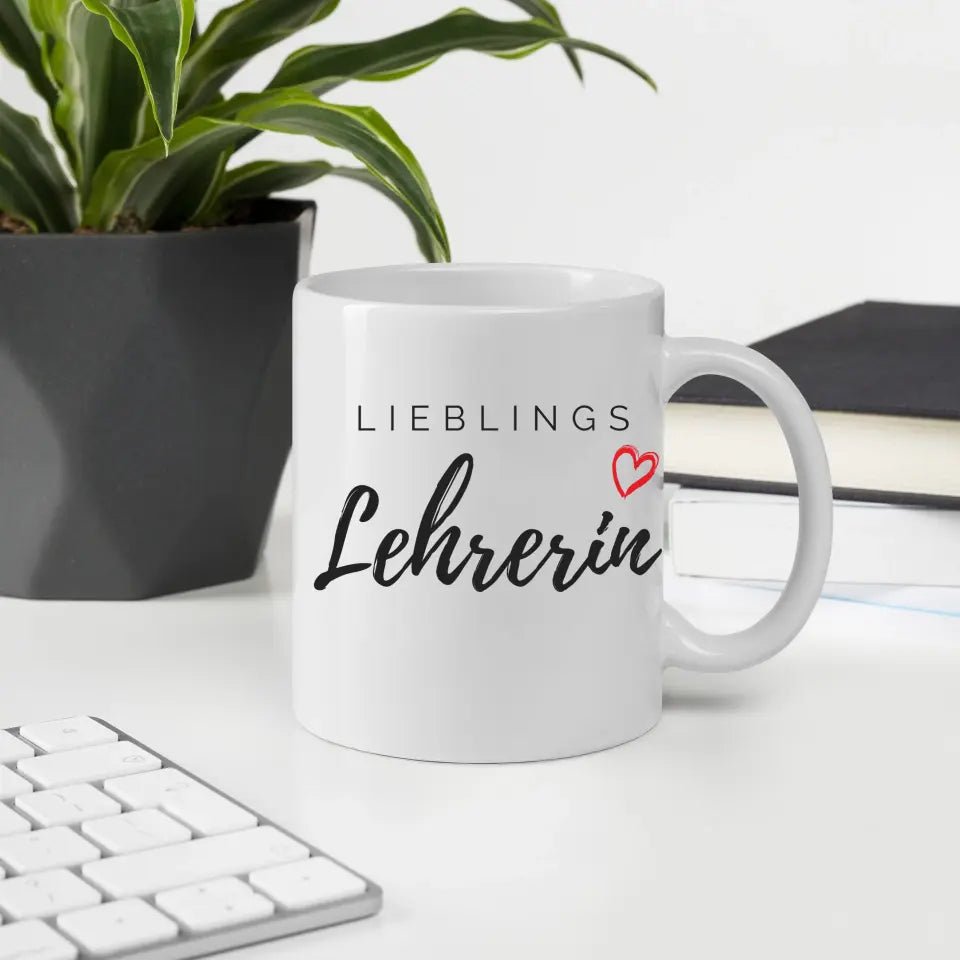 Lieblings Lehrerin / Lieblings Lehrer Tasse Little Mathilda Little Mathilda Keramik Tasse