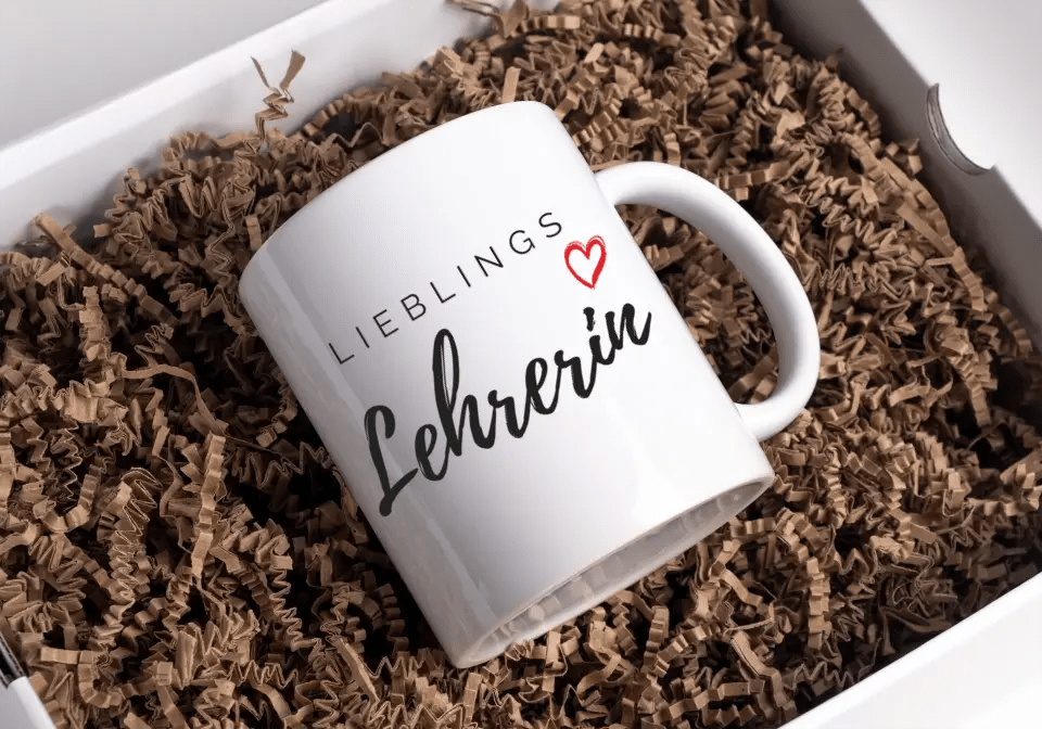 Lieblings Lehrerin / Lieblings Lehrer Tasse Little Mathilda Little Mathilda Keramik Tasse