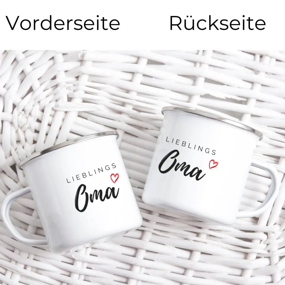 Lieblings Oma Tasse – Geschenkidee für die beste Oma Little Mathilda Little Mathilda Keramik Tasse