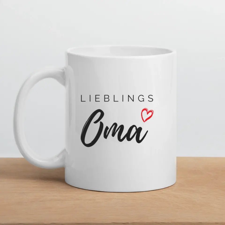 Lieblings Oma Tasse – Geschenkidee für die beste Oma Little Mathilda Little Mathilda Keramik Tasse