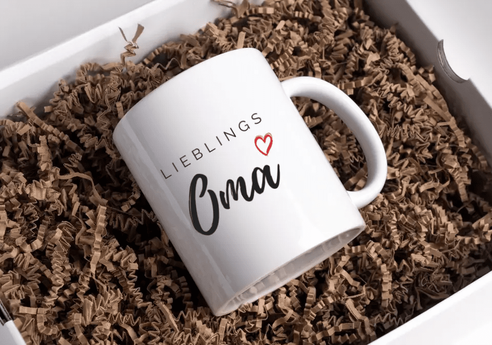 Lieblings Oma Tasse – Geschenkidee für die beste Oma Little Mathilda Little Mathilda Keramik Tasse