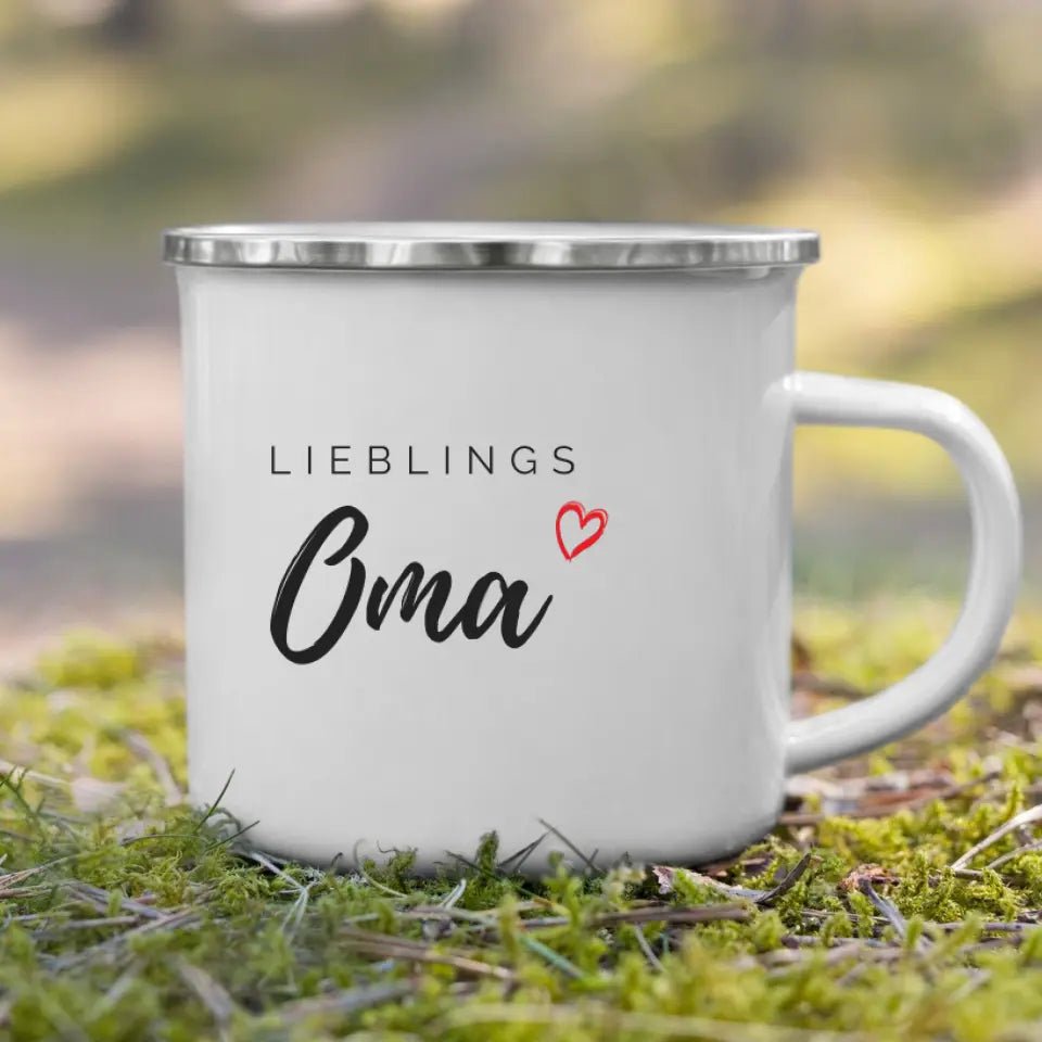 Lieblings Oma Tasse – Geschenkidee für die beste Oma Little Mathilda Little Mathilda Keramik Tasse