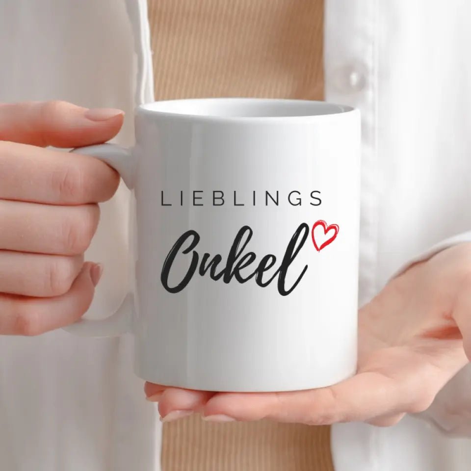 Lieblings Onkel Tasse – Geschenkidee für den besten Onkel Little Mathilda Little Mathilda Keramik Tasse