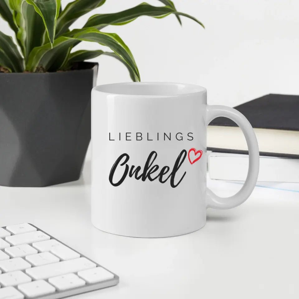 Lieblings Onkel Tasse – Geschenkidee für den besten Onkel Little Mathilda Little Mathilda Keramik Tasse