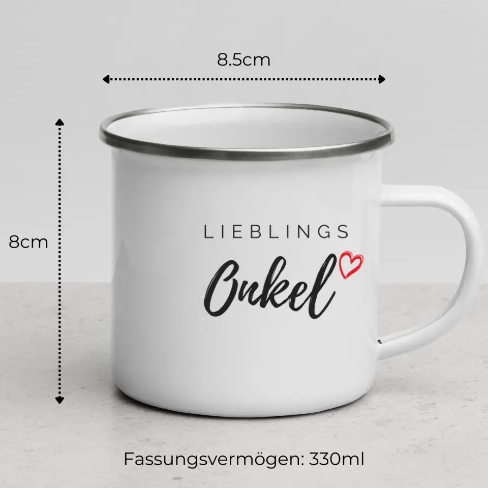 Lieblings Onkel Tasse – Geschenkidee für den besten Onkel Little Mathilda Little Mathilda Keramik Tasse