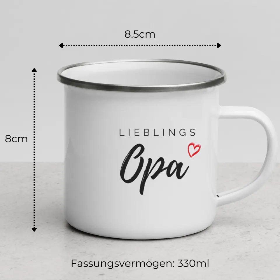 Lieblings OpaTasse – Geschenkidee für den besten Opa Little Mathilda Little Mathilda Keramik Tasse