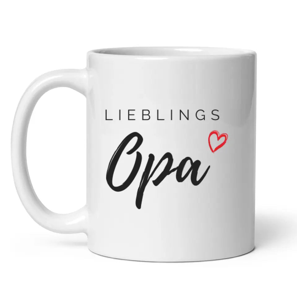 Lieblings OpaTasse – Geschenkidee für den besten Opa Little Mathilda Little Mathilda Keramik Tasse
