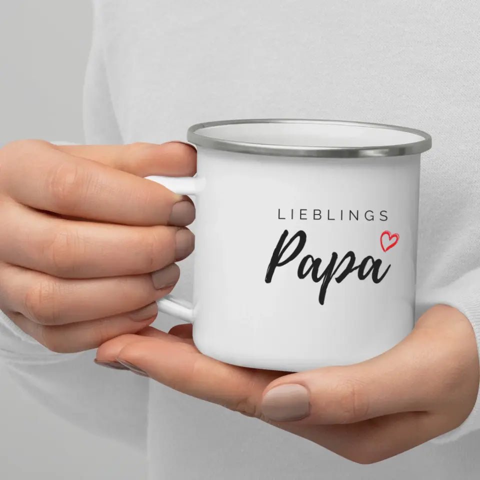 Lieblings Papa Tasse – Geschenkidee für den besten Papa Little Mathilda Little Mathilda Keramik Tasse