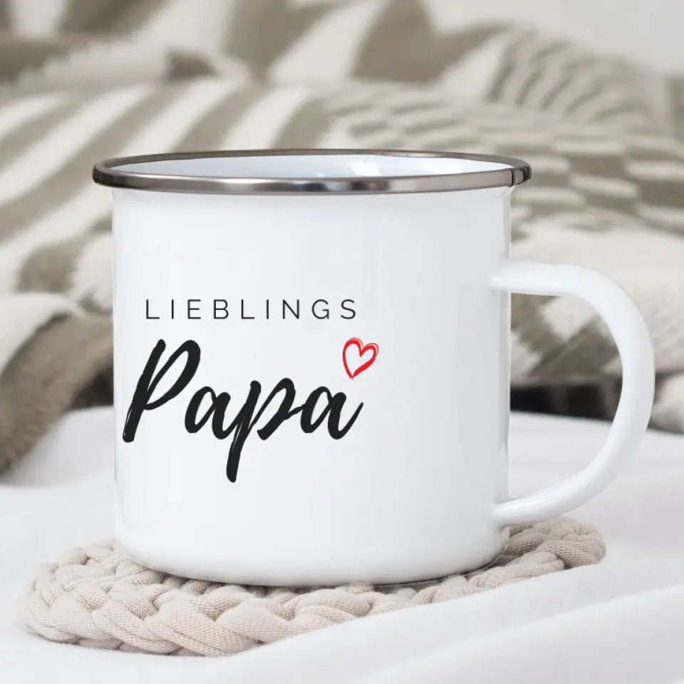 Lieblings Papa Tasse – Geschenkidee für den besten Papa Little Mathilda Little Mathilda Keramik Tasse