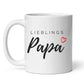 Lieblings Papa Tasse – Geschenkidee für den besten Papa Little Mathilda Little Mathilda Keramik Tasse