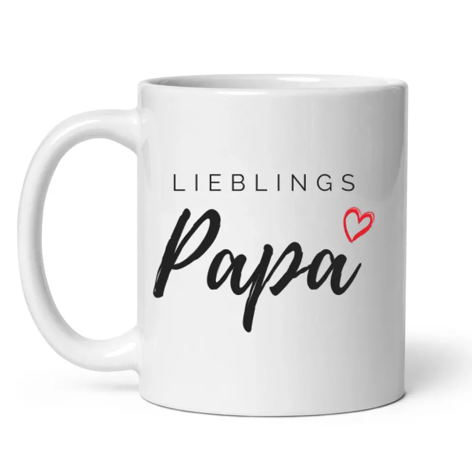 Lieblings Papa Tasse – Geschenkidee für den besten Papa Little Mathilda Little Mathilda Keramik Tasse