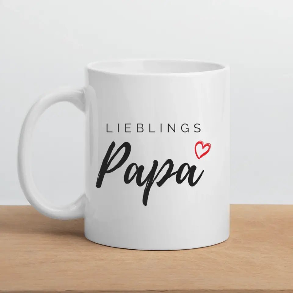 Lieblings Papa Tasse – Geschenkidee für den besten Papa Little Mathilda Little Mathilda Keramik Tasse