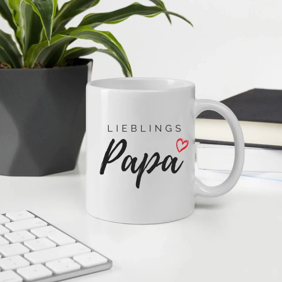 Lieblings Papa Tasse – Geschenkidee für den besten Papa Little Mathilda Little Mathilda Keramik Tasse