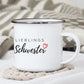 Lieblings Schwester Tasse – Geschenkidee für die beste Schwester Little Mathilda Little Mathilda Keramik Tasse