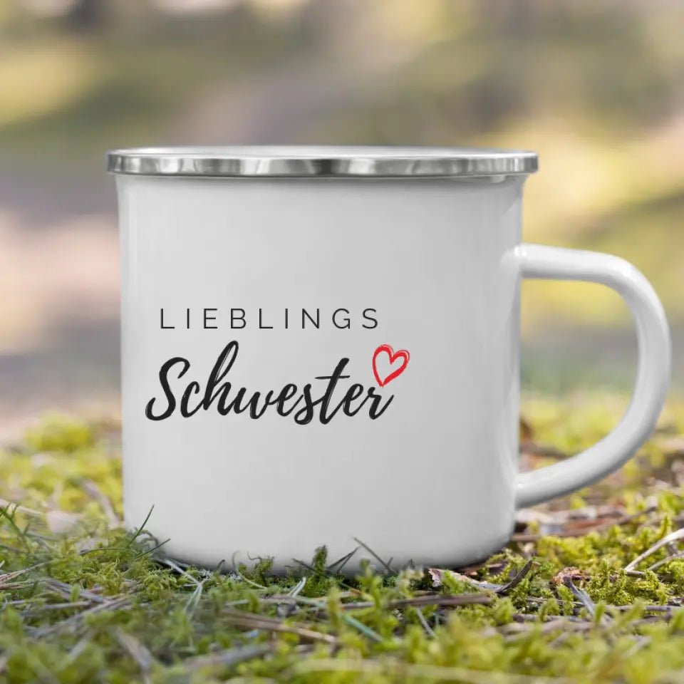 Lieblings Schwester Tasse – Geschenkidee für die beste Schwester Little Mathilda Little Mathilda Keramik Tasse