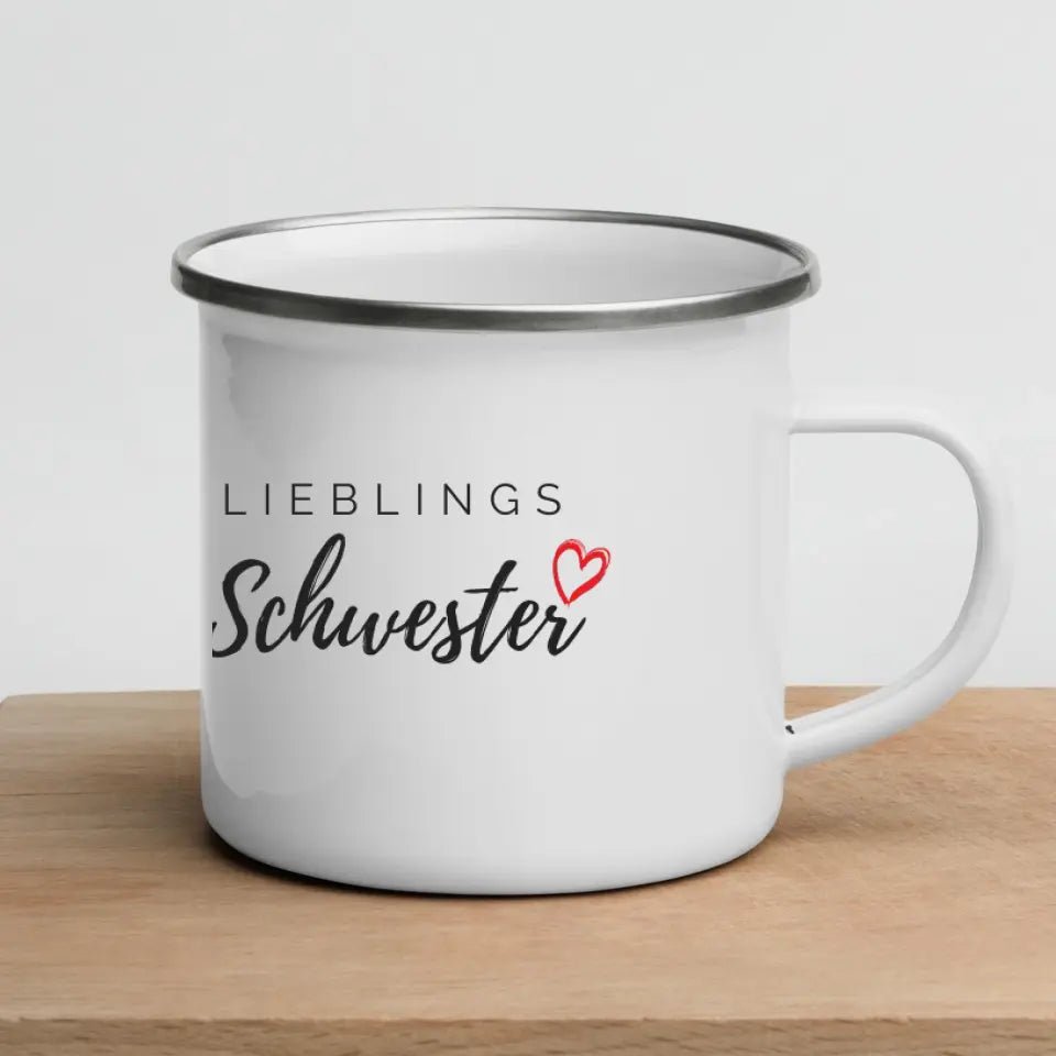 Lieblings Schwester Tasse – Geschenkidee für die beste Schwester Little Mathilda Little Mathilda Keramik Tasse
