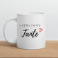 Lieblings Tante Tasse – Geschenkidee für die beste Tante Little Mathilda Little Mathilda Keramik Tasse