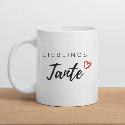 Lieblings Tante Tasse – Geschenkidee für die beste Tante Little Mathilda Little Mathilda Keramik Tasse