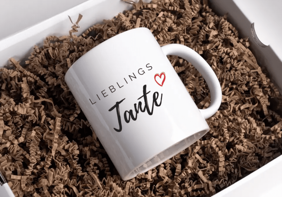 Lieblings Tante Tasse – Geschenkidee für die beste Tante Little Mathilda Little Mathilda Keramik Tasse
