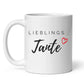 Lieblings Tante Tasse – Geschenkidee für die beste Tante Little Mathilda Little Mathilda Keramik Tasse
