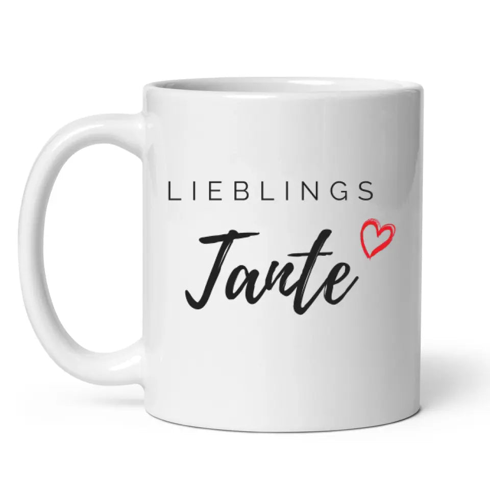 Lieblings Tante Tasse – Geschenkidee für die beste Tante Little Mathilda Little Mathilda Keramik Tasse