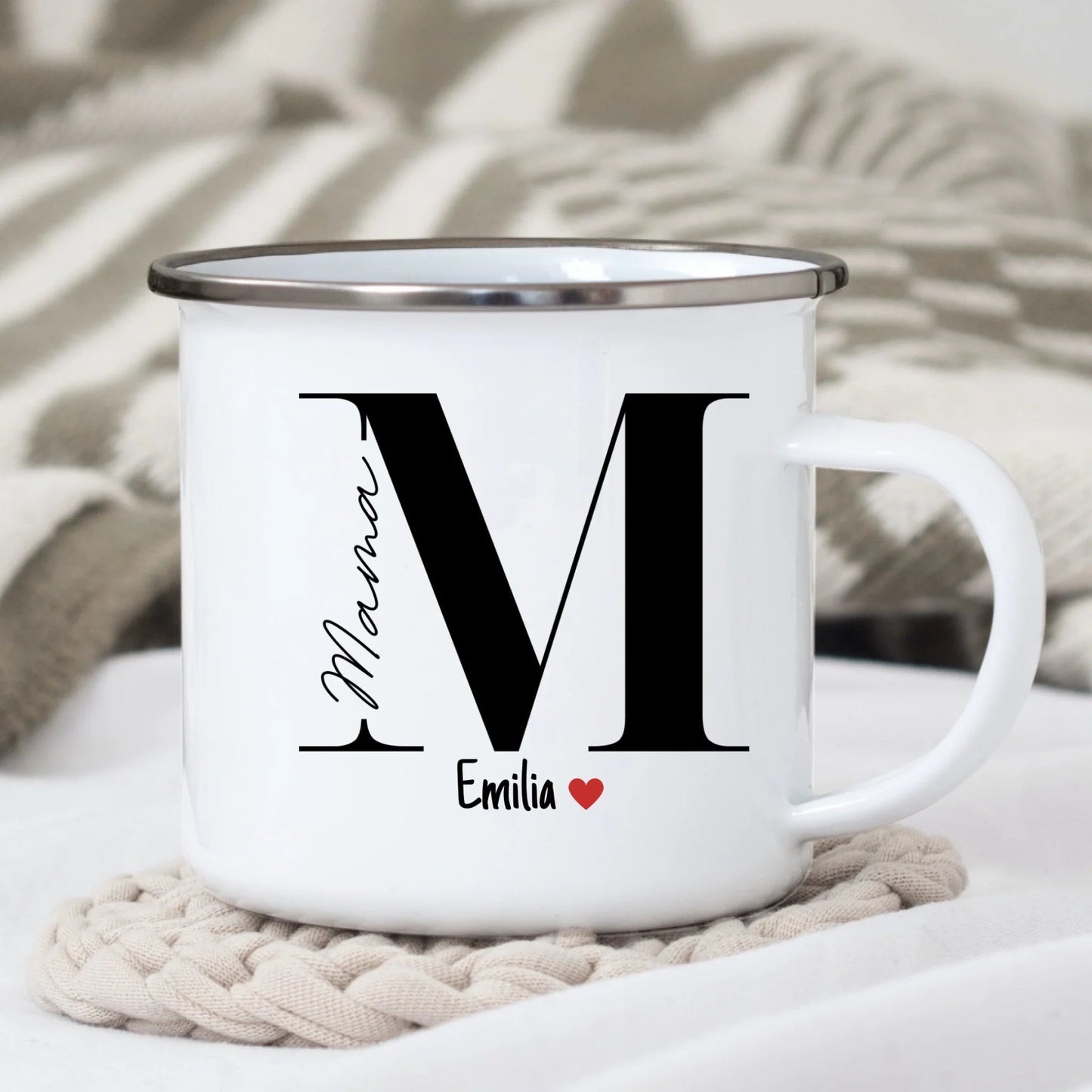 Mama Tasse mit Namen der Kinder Little Mathilda Little Mathilda Keramik Tasse