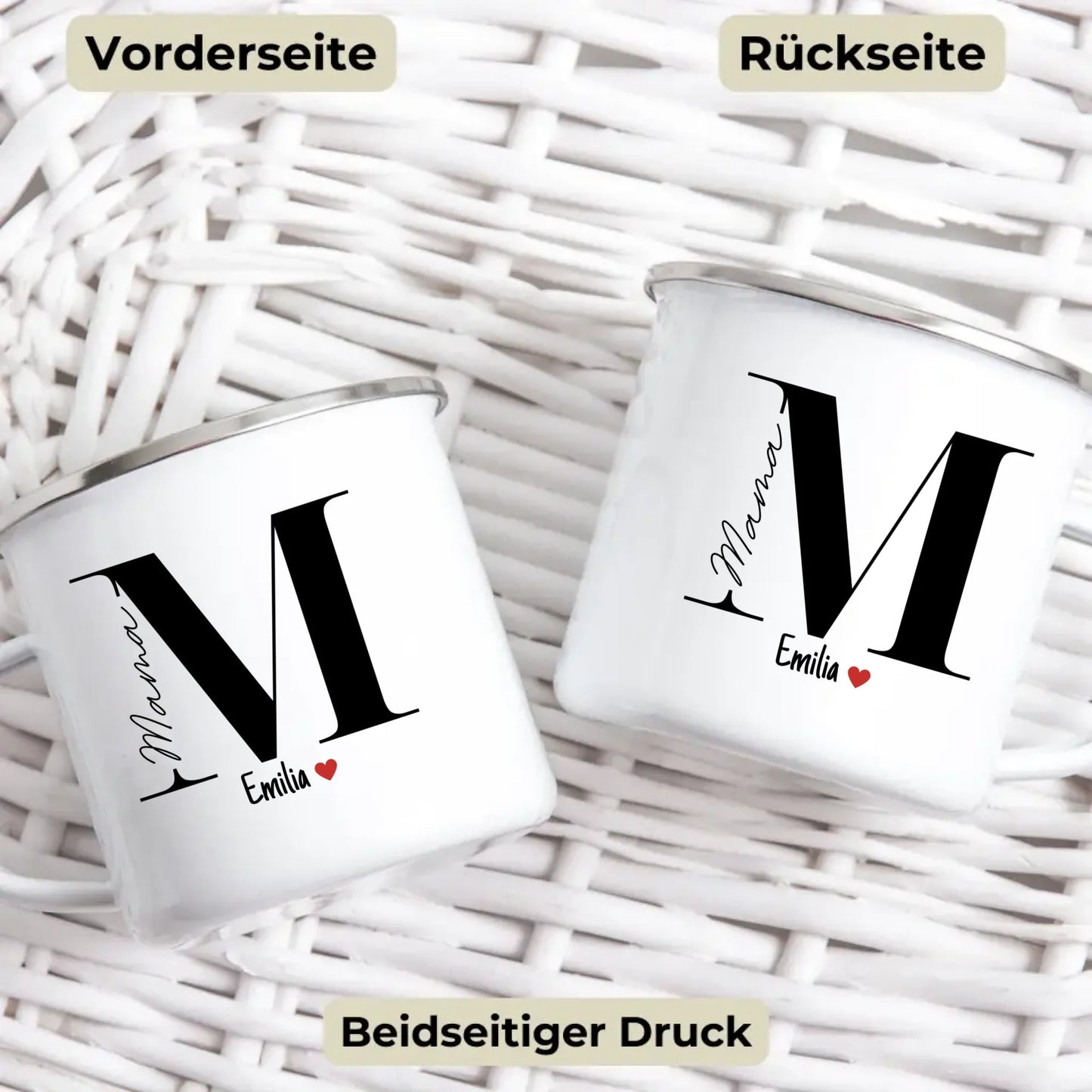 Mama Tasse mit Namen der Kinder Little Mathilda Little Mathilda Keramik Tasse