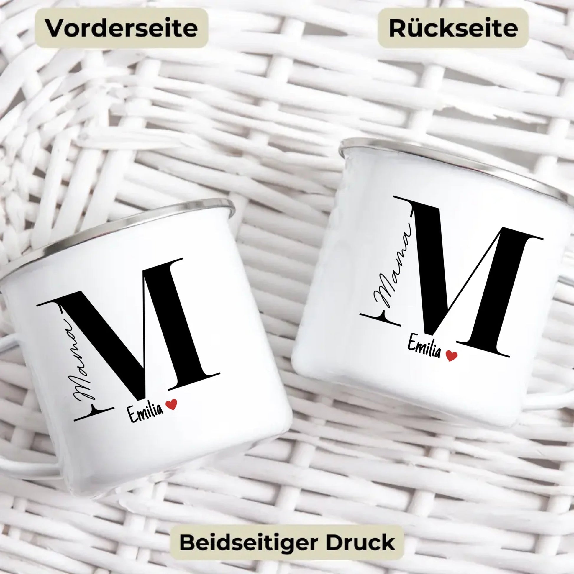 Mama Tasse mit Namen der Kinder Little Mathilda Little Mathilda Keramik Tasse