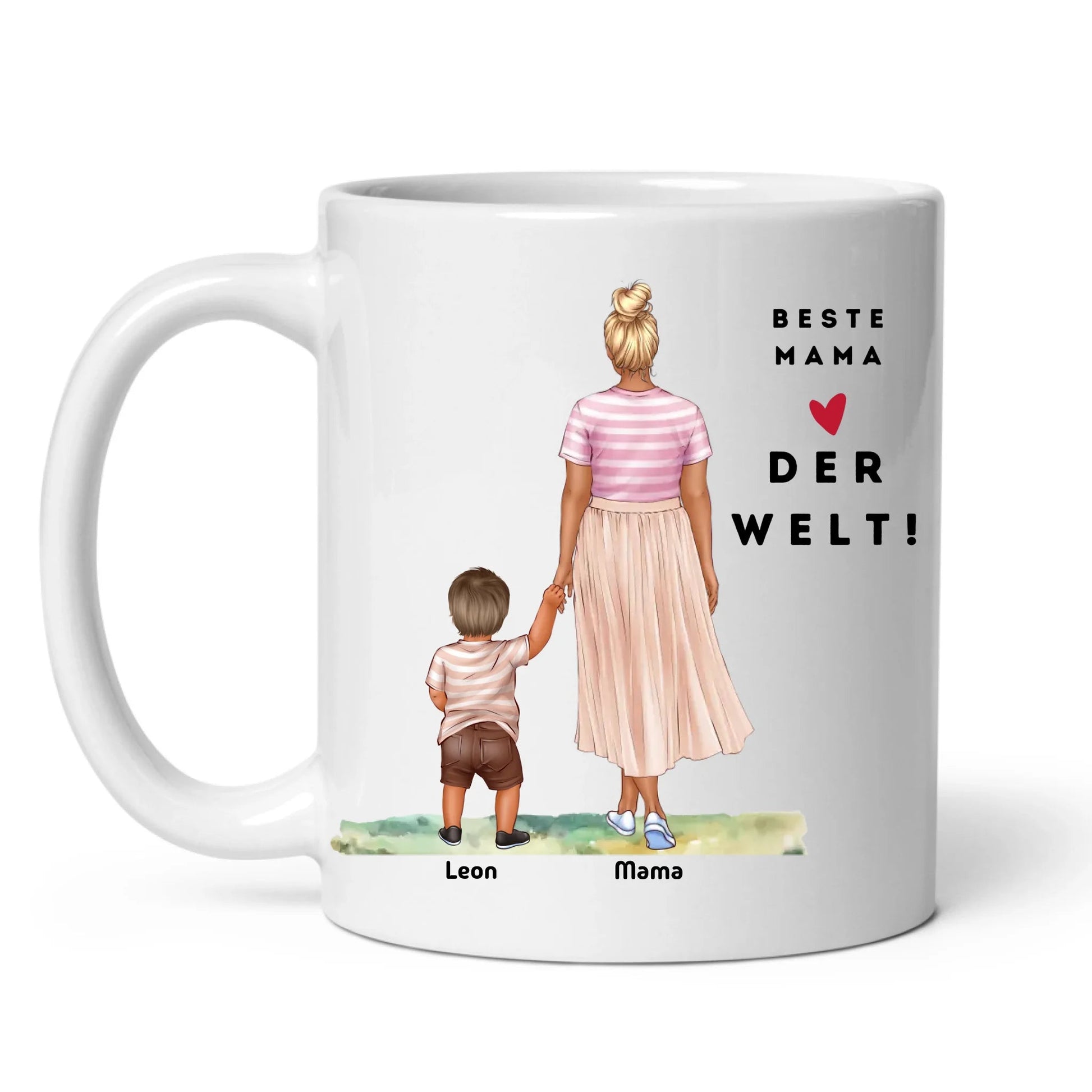 Mama Tasse: Personalisiert Mama Tasse mit Kind Little Mathilda Little Mathilda Keramik Tasse
