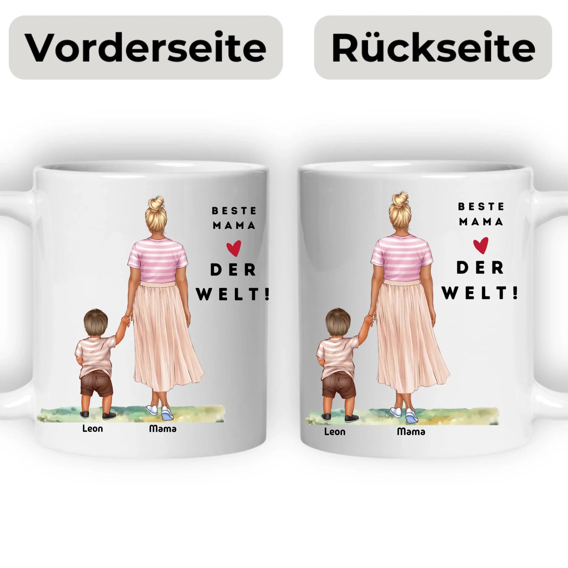 Mama Tasse: Personalisiert Mama Tasse mit Kind Little Mathilda Little Mathilda Keramik Tasse
