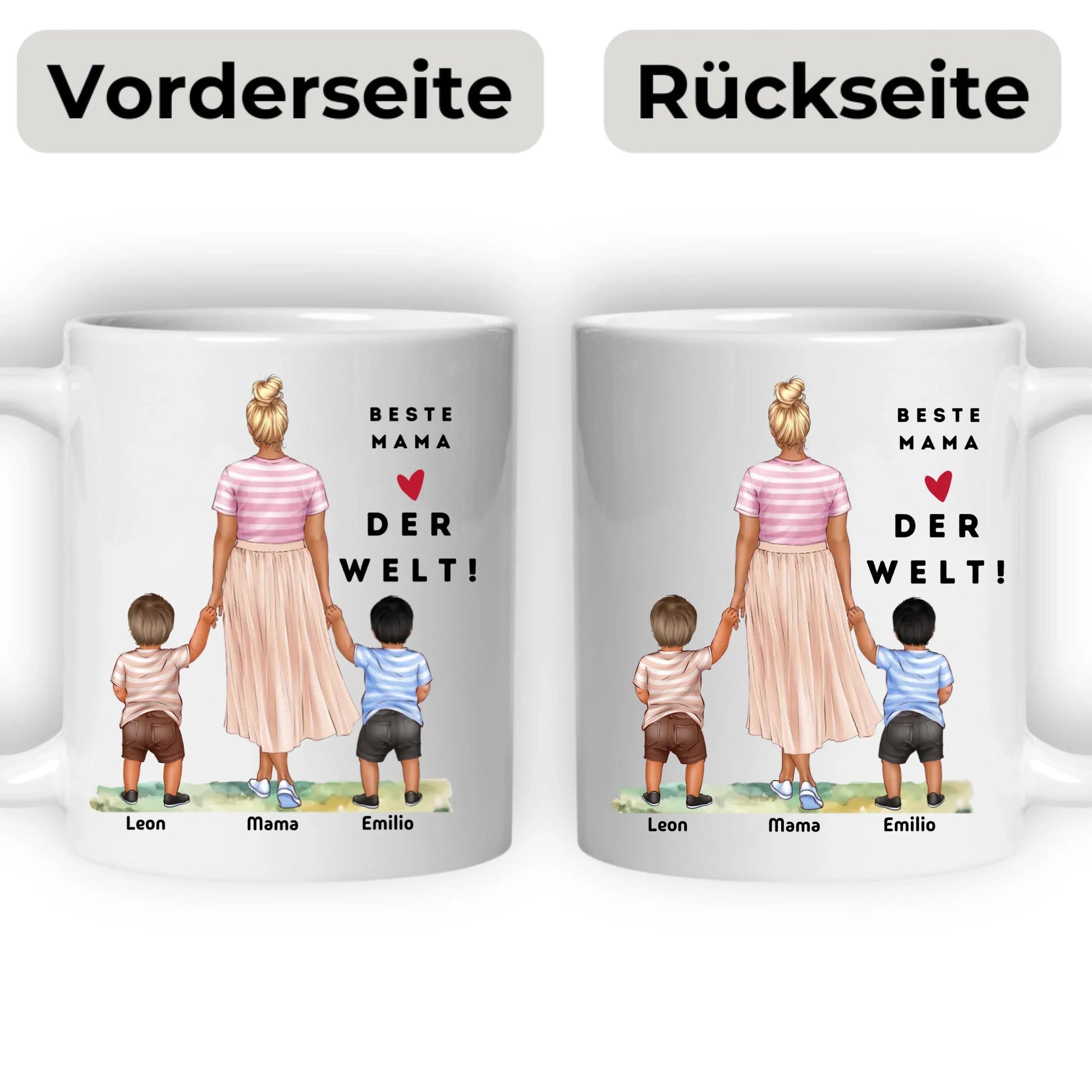 Mama Tasse: Personalisiert Mama Tasse mit Kind Little Mathilda Little Mathilda Keramik Tasse