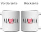 Mama Tasse personalisiert mit Namen der Kinder Little Mathilda Little Mathilda Keramik Tasse