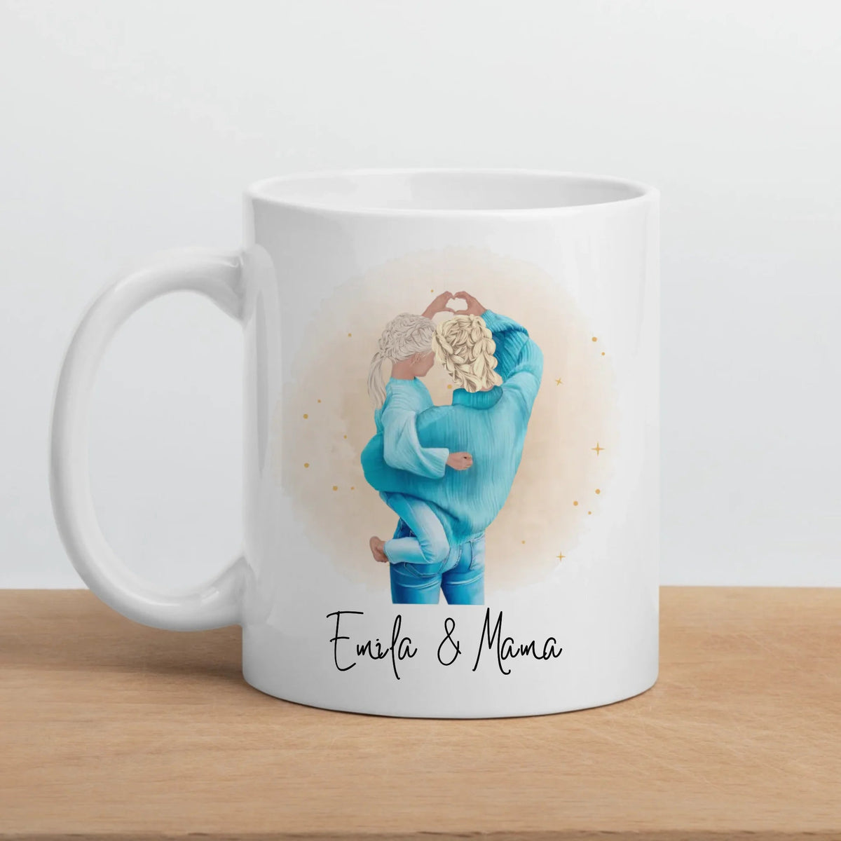 Mama & Tochter Tasse personalisiert mit Namen Little Mathilda Little Mathilda Keramik Tasse