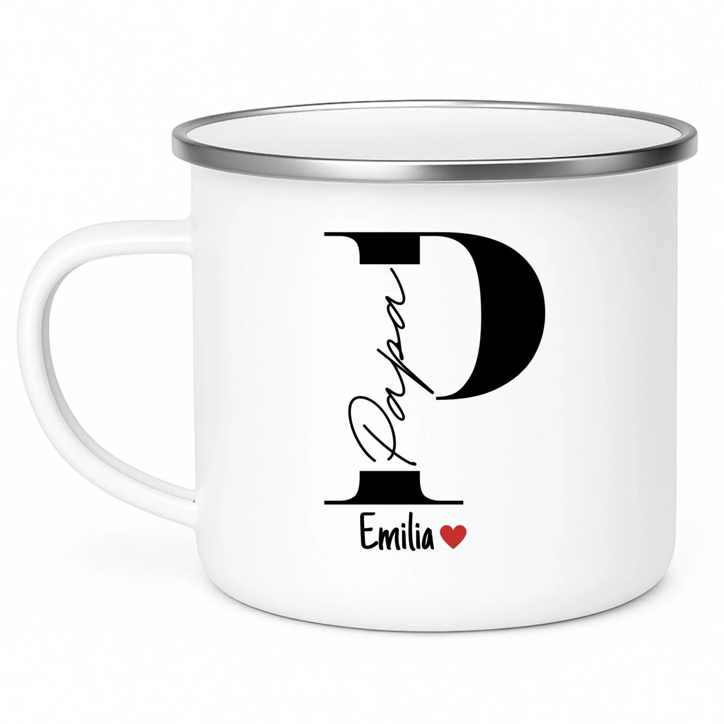 Papa Tasse mit Namen der Kinder Little Mathilda Little Mathilda Keramik Tasse