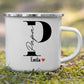Papa Tasse mit Namen der Kinder Little Mathilda Little Mathilda Keramik Tasse