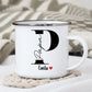 Papa Tasse mit Namen der Kinder Little Mathilda Little Mathilda Keramik Tasse