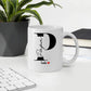 Papa Tasse mit Namen der Kinder Little Mathilda Little Mathilda Keramik Tasse